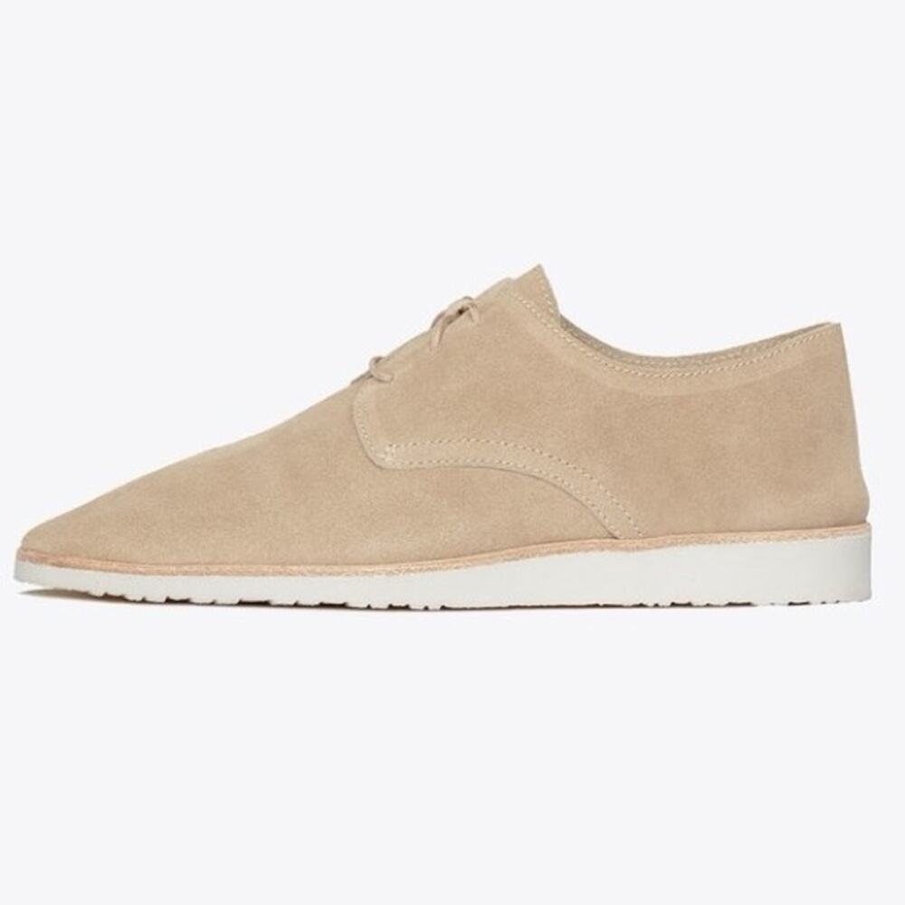 Nisolo Sedona Lightweight Derby Stone Suede Oxfords Women’s Shoes Leather 8.5 - Picture 2 of 10